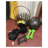 EXERCISE HAND WEIGHTS INCLUDING 3 POUND WIRE