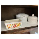 NANTUCKET AUTUMN DESIGN RABBIT PEN, CASSEROLE