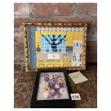 KITCHEN SCENE WITH TREE LOOKING OUT THE WINDOW,