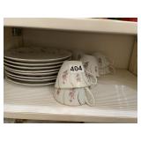 MADE IN JAPAN LUNCHEON SET WITH CUPS