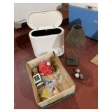 ENGLISH TINS, LANTERN, TIN MAN ORNAMENT, ETC.