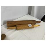 WOODEN ROLLING PINS
