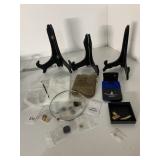 PLATE HOLDERS ETC.