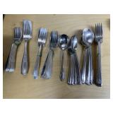 UNMATCHED SIVER PLATE FLATWARE