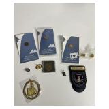 MASONIC PINS AND PITTSBURGH COURT 2 BADGE