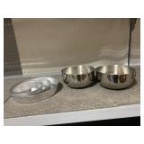 MIRRO BAKING PANS, MIXING BOWLS