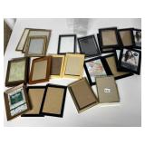 5X7 AND 8X10 PICTURE FRAMES, BLACK, GOLD TONE,