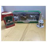 LEMAX MAIL CARRIAGE, ENSCO ORNAMENT, BELL