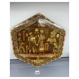 INLAY OCTAGON INLAY TABLETOP/ WALL HANGER 15" X