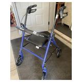 DRIVE COLLAPSABLE STAND WALKER/SEAT