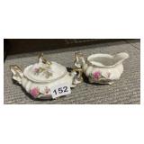 PORCELAIN CREAMER & SUGAR