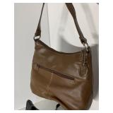 VINTAGE PURSES, BROWN LEATHER, BLACK, LOOKS