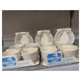 IRONSTONE CUPS & SAUCERS NEW OLD STOCK