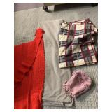 BLANKET, AFGHAN, HAND MADE PURSE