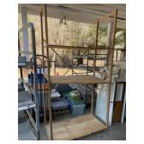 WOOD ADJUSTABLE SHELF UNIT 8