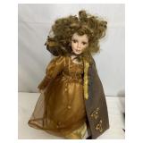 DOLL PORCELAIN WITH STAND