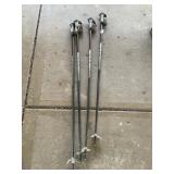4 COMPOSITE SKI POLES