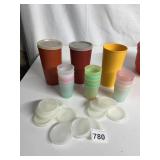 VINTAGE TUPPERWARE TUMBLERS AND DRESSING CUPS