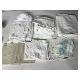 2 MATCHING SETS OF TWIN SHEETS, EXTRA PILLOWCASES