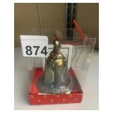 SILVER PLATED BELL ORNAMENT