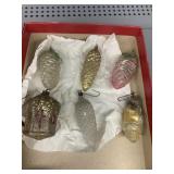 6 ANTIQUE CHRISTMAS ORNAMENTS