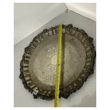 SILVER PLATE 20" SERVING DISH