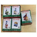 HALLMARK DISNEY ORNAMENTS SET OF 5