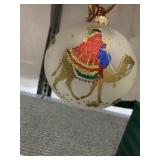 GLASS BALL ORNAMENT 3 WISEMEN