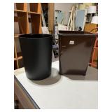 2 TRASH CANS