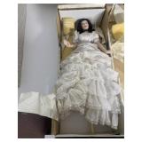 FRANKLIN HEIRLOOM DOLL PORCELAIN IN BOX 20"