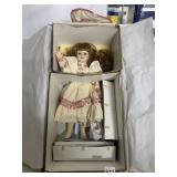 PORCELAIN DOLL IN BOX