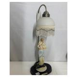 THE CROSA COLLECTION LAMP W/ BEADED SHADE