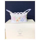 THE LENOX GOLD CLUB FLOWERS OF SPRING BASKET 9"W