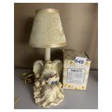 ENSCO FIGURINE AND ANGEL LAMP
