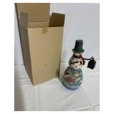 JIM SHORE "WINTER LIGHT" SNOWMAN OB