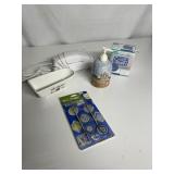 CERAMIC BATHTUB SOAP DISH, SOAP PUMP, CORDED