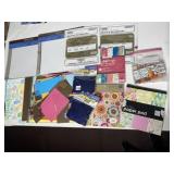 SCRAPBOOK ALBUM REFILLS, PRINTED CARD STOCK PADS,