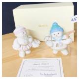 LENOX NIB SNOWY SKATERS