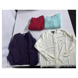 SZ M LADIES SWEATERS