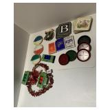 HOLIDAY BULBS, PLAYING CARD "B" COASTERS, FISH