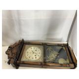 RIBICO 31 DAY WALL CLOCK, KEY WOUND, TOP NEEDS