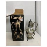 CARAFE SILVER PLATE OB