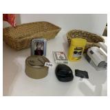 CLEANING WIPES, WOVEN BASKETS, FUSS BUSTER FOR