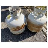 2 20 LB. PROPANE TANKS