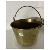 BRASS FIREPLACE BUCKET
