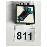 TURQUOISE KACHINA LOOK PIN