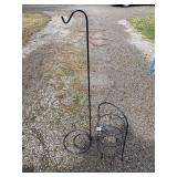 FREE STANDING BASKET HOLDER AND THREE TIER PLATE