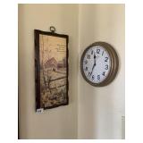 WALL HANGING AND CLOCK