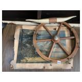 PLASTIC SHIP WHEEL W/ HORNS
