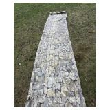 4 FAUX STONE LOOK TARPS NEW FOR RAILINGS